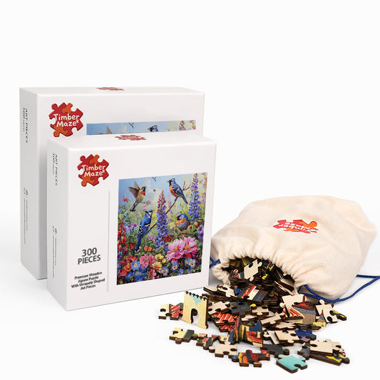 Songbird Garden - Wooden Jigsaw Puzzle