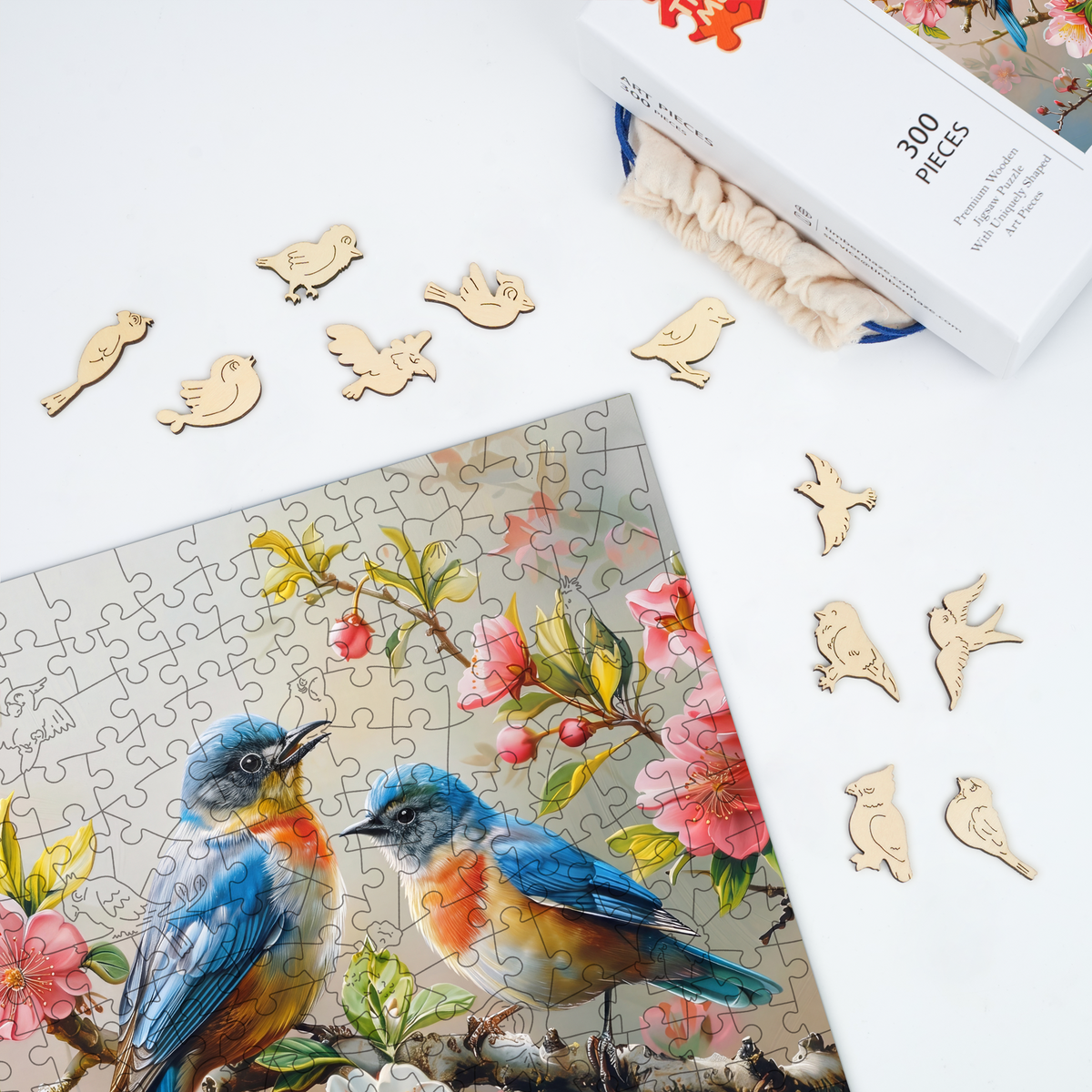 Songbirds - Wooden Jigsaw Puzzle