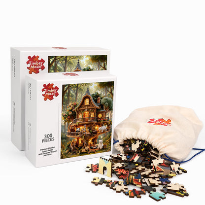 Toy Treehouse - Wooden Jigsaw Puzzle