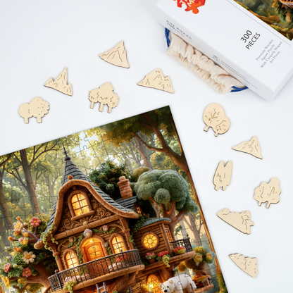 Toy Treehouse - Wooden Jigsaw Puzzle