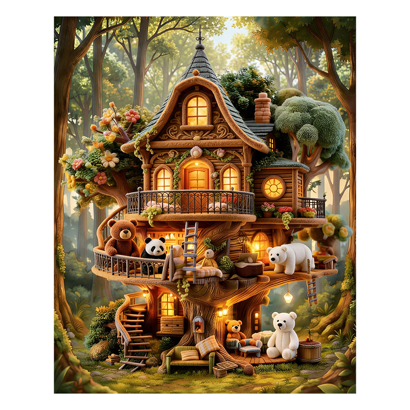 Toy Treehouse - Wooden Jigsaw Puzzle