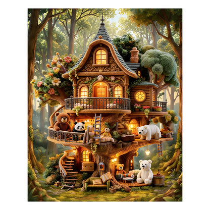 Toy Treehouse - Wooden Jigsaw Puzzle
