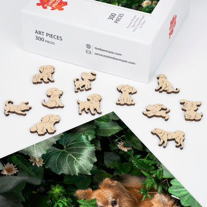 Pomeranian Duo - Wooden Jigsaw Puzzle