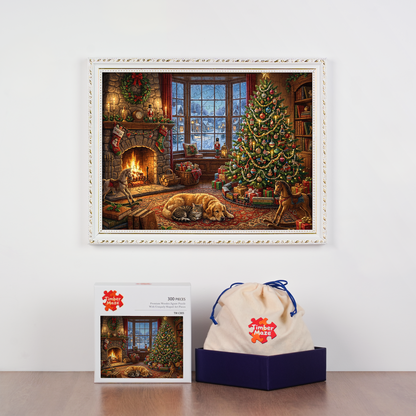 Home for Christmas - Wooden Jigsaw Puzzle