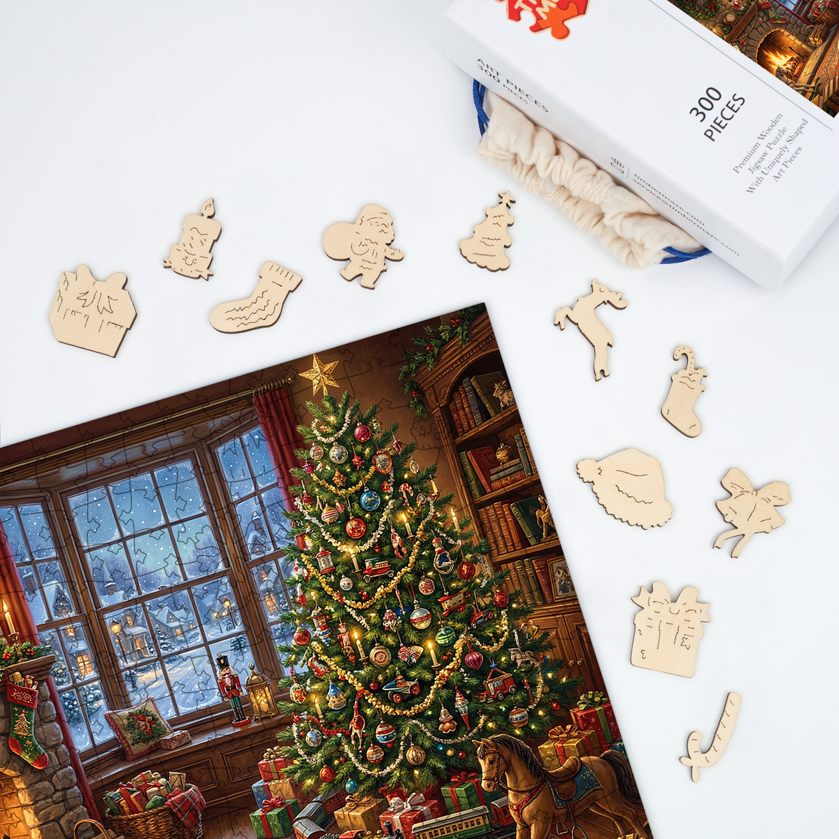 Home for Christmas - Wooden Jigsaw Puzzle