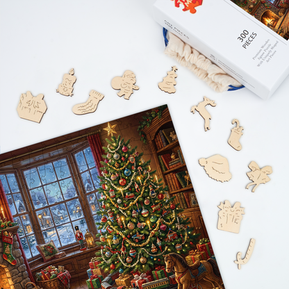 Home for Christmas - Wooden Jigsaw Puzzle