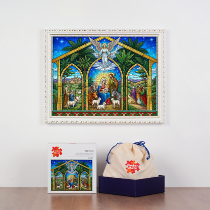 Nativity Light - Wooden Jigsaw Puzzle