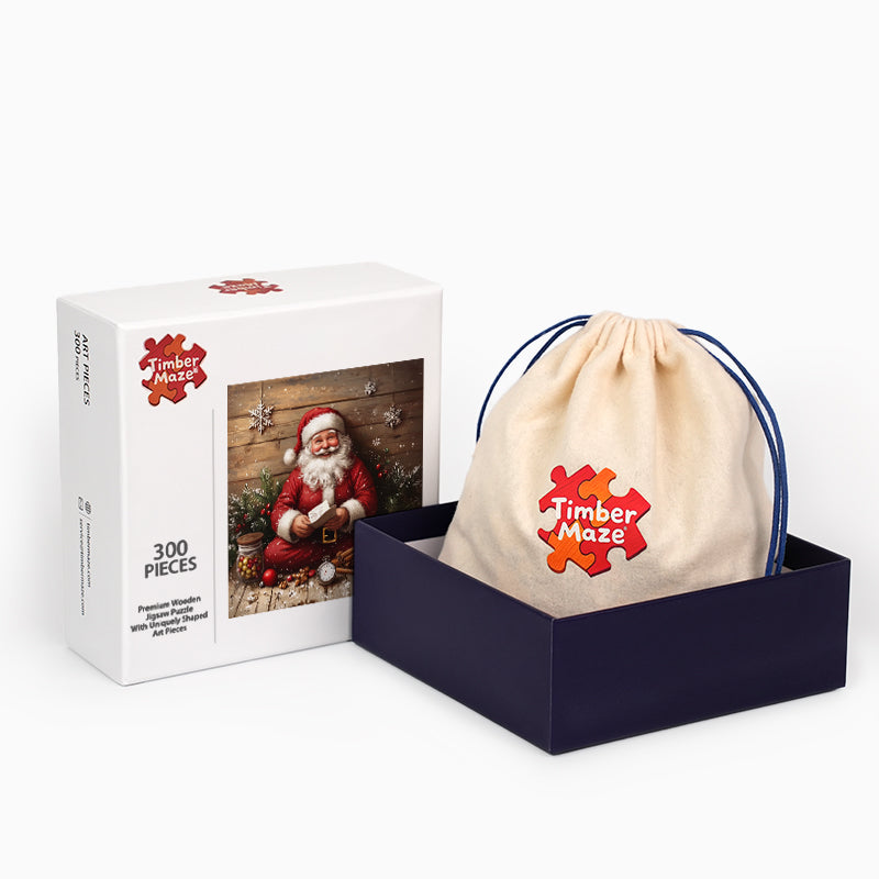 Santa's List - Wooden Jigsaw Puzzle