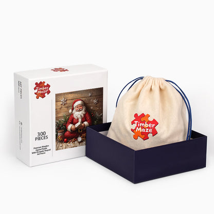 Santa's List - Wooden Jigsaw Puzzle