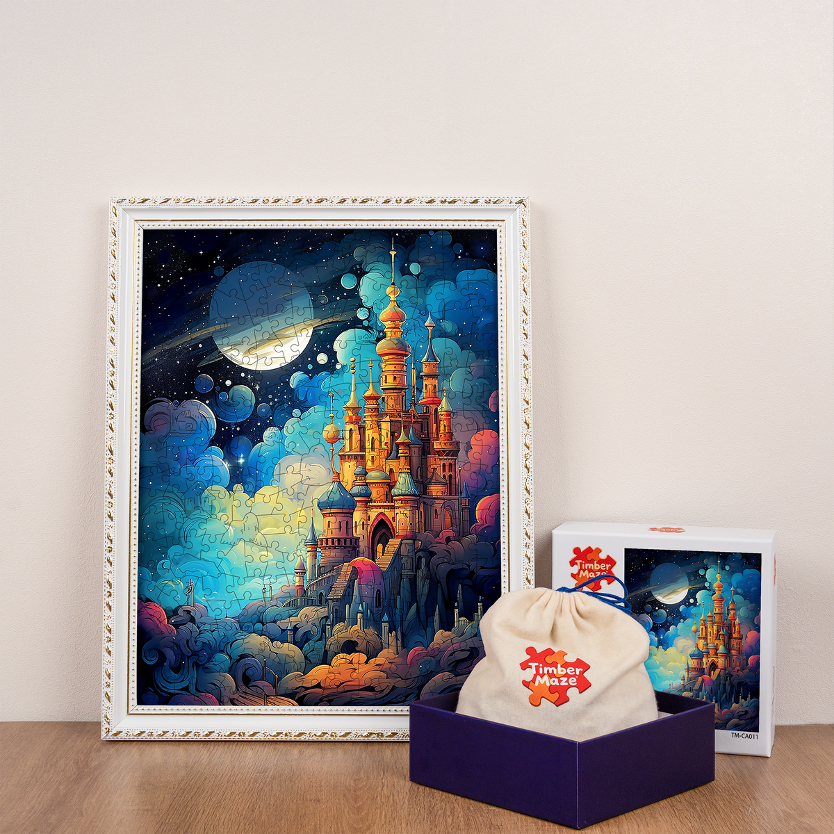 Starry Castle - Wooden Jigsaw Puzzle