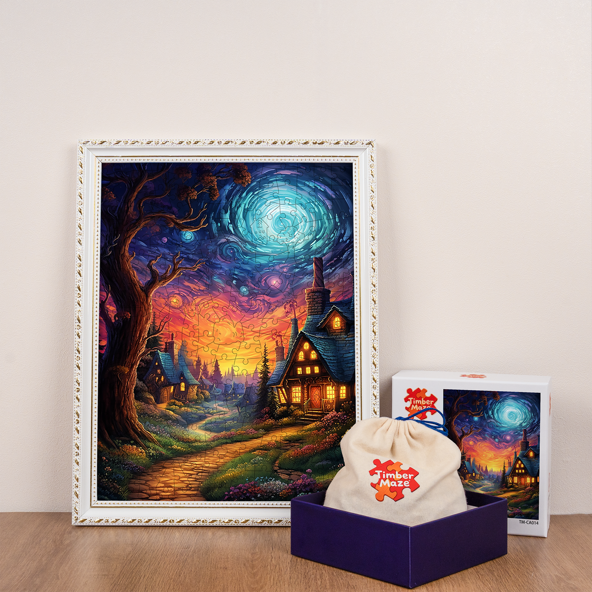 Twilight Enchantment - Wooden Jigsaw Puzzle
