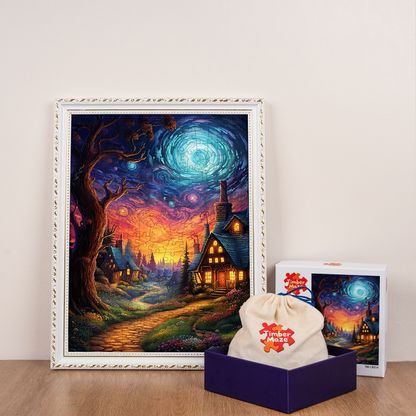 Twilight Enchantment - Wooden Jigsaw Puzzle