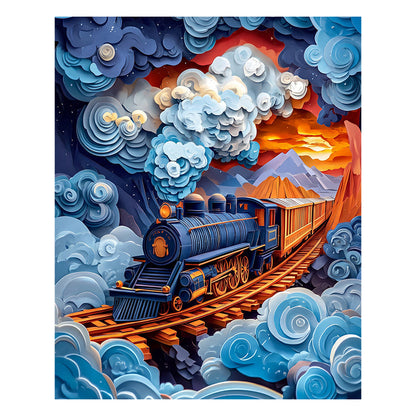Breaking Through the Clouds - Wooden Jigsaw Puzzle