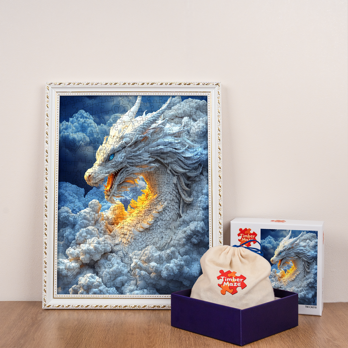 Cloud Serpent - Wooden Jigsaw Puzzle