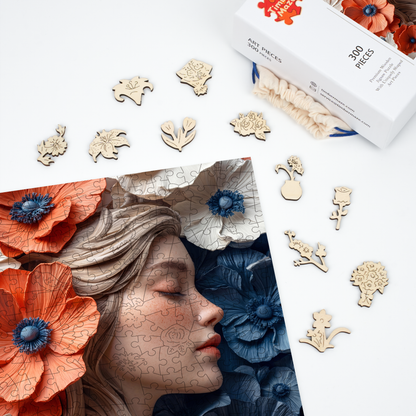 Dreaming Bloom - Wooden Jigsaw Puzzle