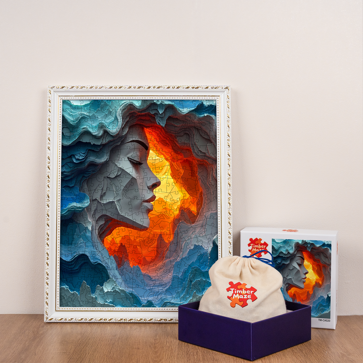 Duality Portrait - Wooden Jigsaw Puzzle