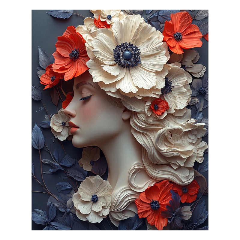 Floral Muse - Wooden Jigsaw Puzzle