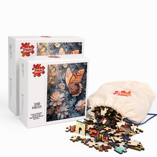 Honey Butterfly - Wooden Jigsaw Puzzle