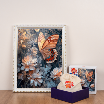 Honey Butterfly - Wooden Jigsaw Puzzle