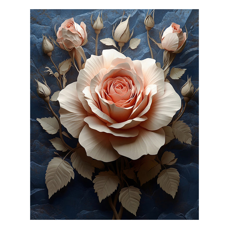 Paper Rose - Wooden Jigsaw Puzzle