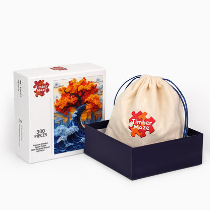 Wave Tree - Wooden Jigsaw Puzzle