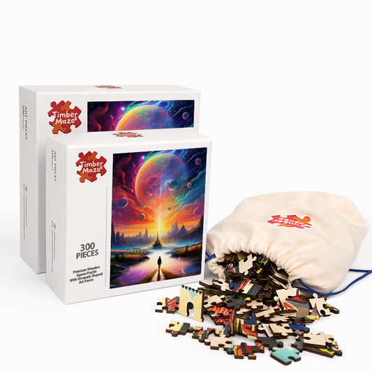 Celestial Pathway - Wooden Jigsaw Puzzle