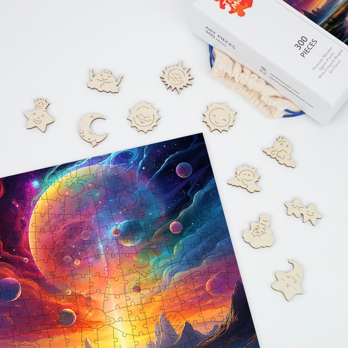 Celestial Pathway - Wooden Jigsaw Puzzle