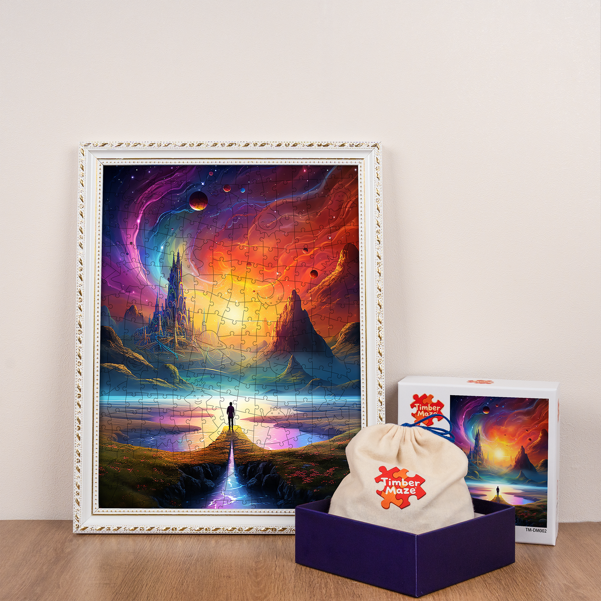 Starlight Realm - Wooden Jigsaw Puzzle
