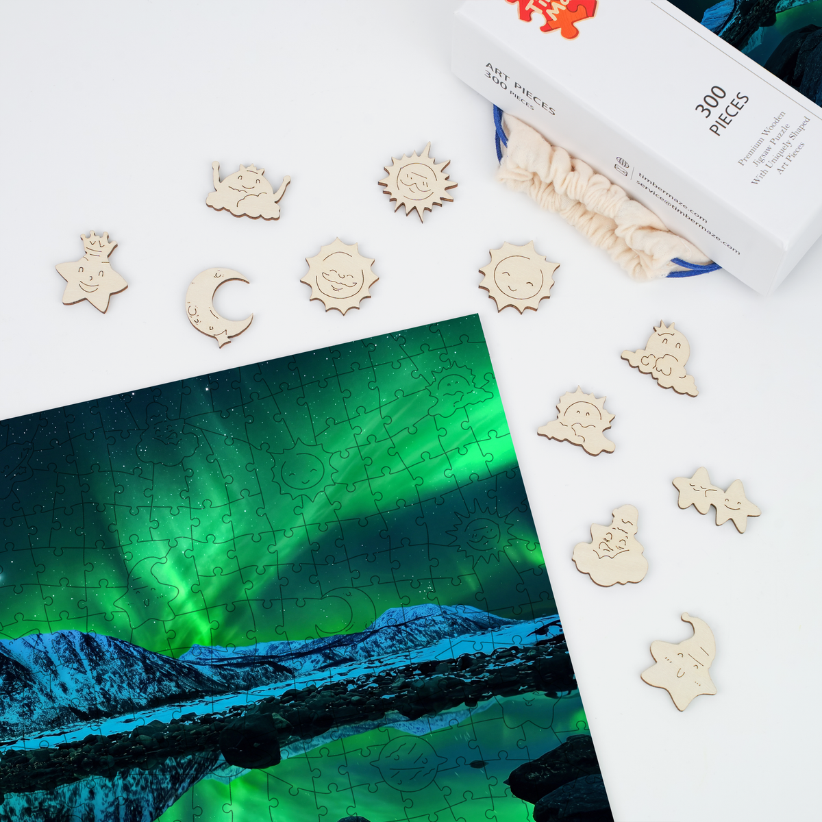 Aurora Mirror - Wooden Jigsaw Puzzle