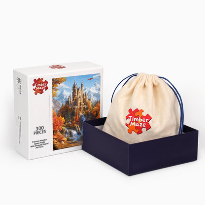 Autumn Castle - Wooden Jigsaw Puzzle