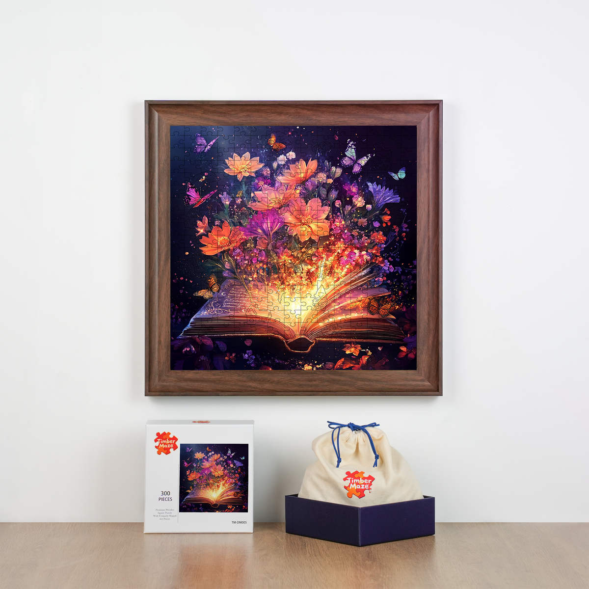Blooming Book - Wooden Jigsaw Puzzle