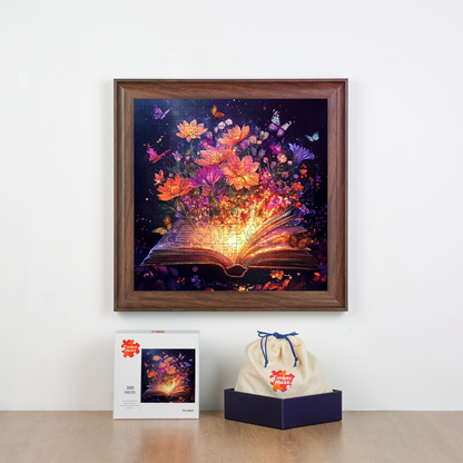 Blooming Book - Wooden Jigsaw Puzzle