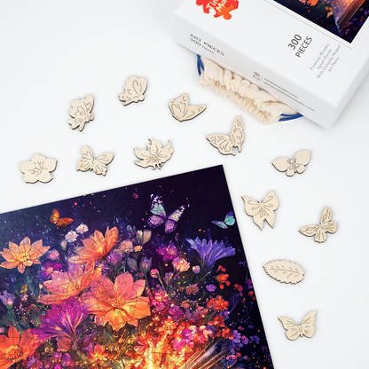 Blooming Book - Wooden Jigsaw Puzzle