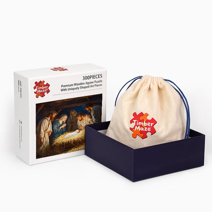 Nativity Scene - Wooden Jigsaw Puzzle