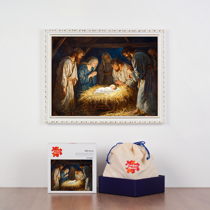 Nativity Scene - Wooden Jigsaw Puzzle