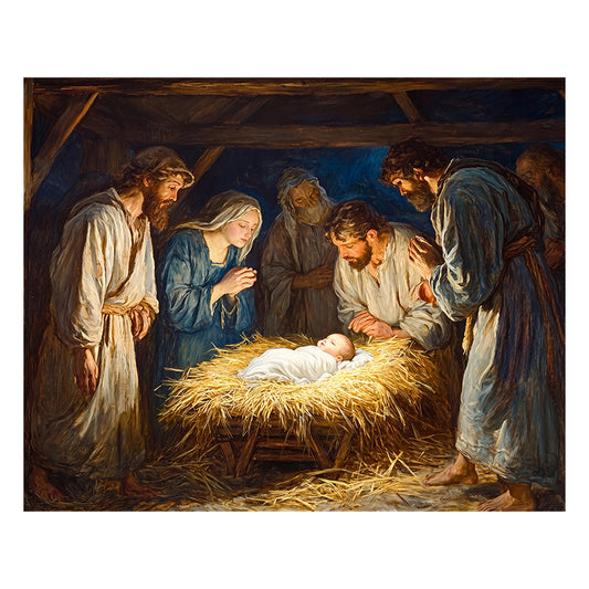 Nativity Scene - Wooden Jigsaw Puzzle