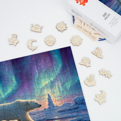 Polar Bears - Wooden Jigsaw Puzzle
