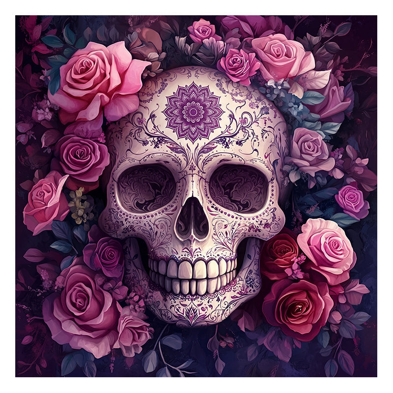 Floral Skull - Wooden Jigsaw Puzzle