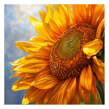 Golden Sunflower - Wooden Jigsaw Puzzle