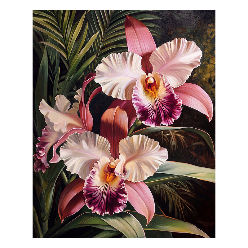 Pink Orchid - Wooden Jigsaw Puzzle