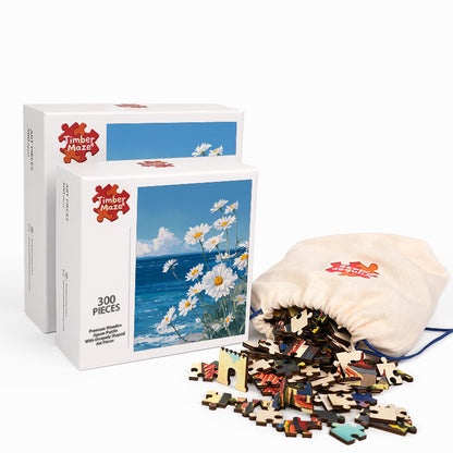 Sea Daisies - Wooden Jigsaw Puzzle