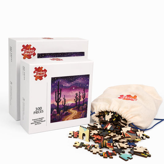 Stardust Trail - Wooden Jigsaw Puzzle