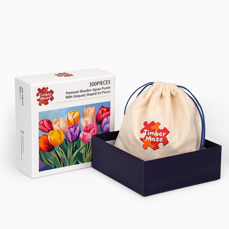 Tulips - Wooden Jigsaw Puzzle
