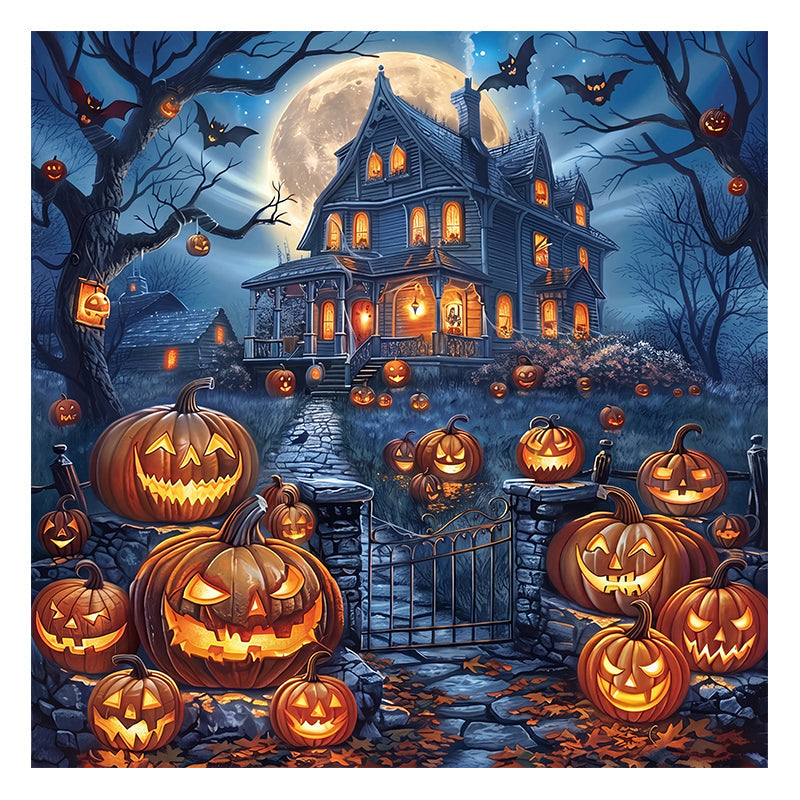 Pumpkin Manor - Wooden Jigsaw Puzzle