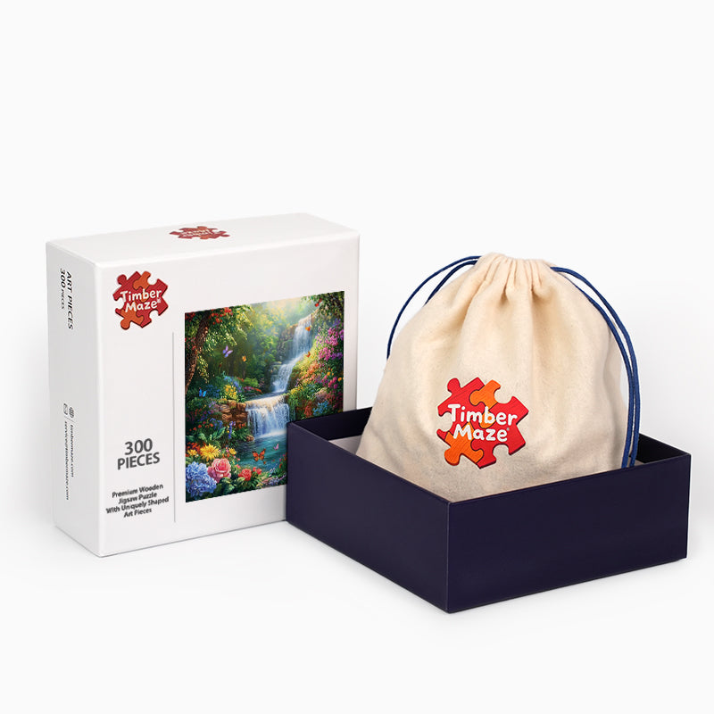 Garden Falls - Wooden Jigsaw Puzzle