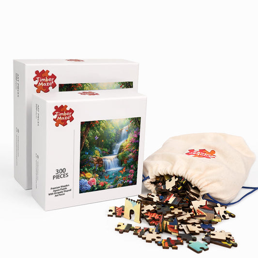 Garden Falls - Wooden Jigsaw Puzzle