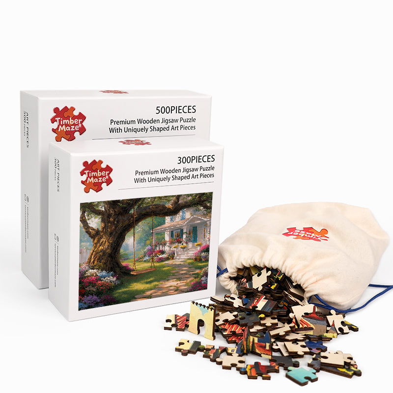 Garden Swing - Wooden Jigsaw Puzzle