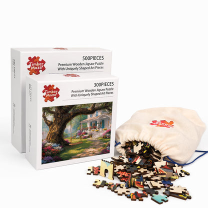 Garden Swing - Wooden Jigsaw Puzzle