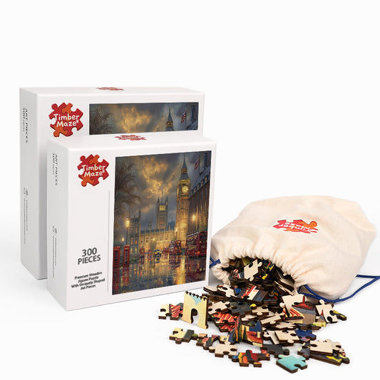 London Twilight - Wooden Jigsaw Puzzle