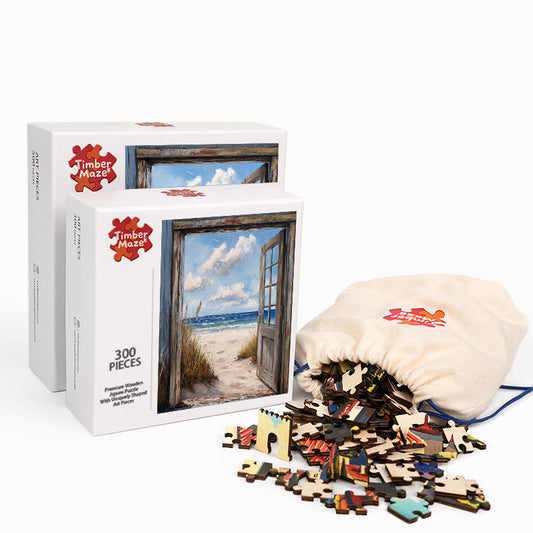 Ocean Doorway - Wooden Jigsaw Puzzle